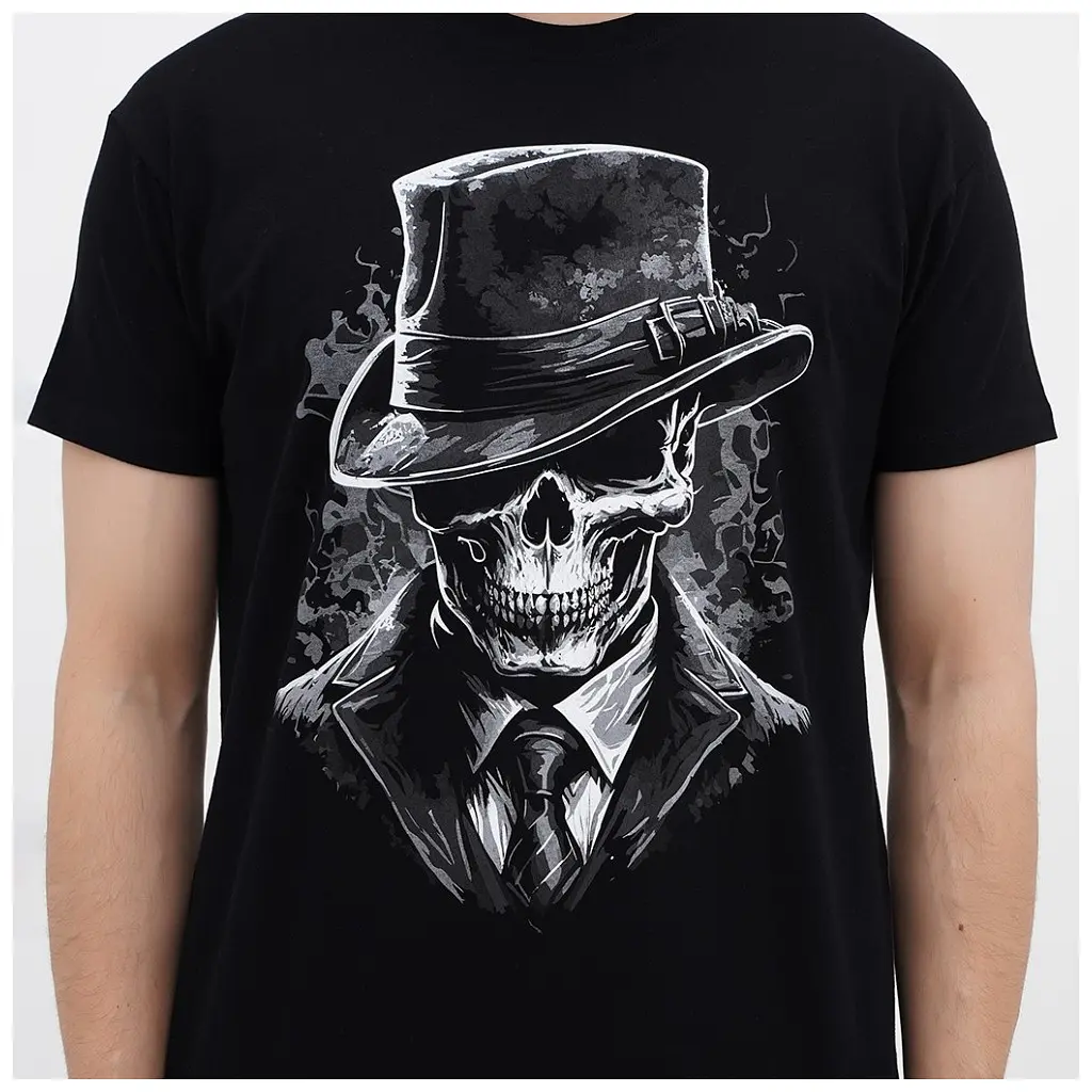 Футболка Sol's Imperial Gentlemen's skull насичений чорний L (11500309/395L) - фото 4