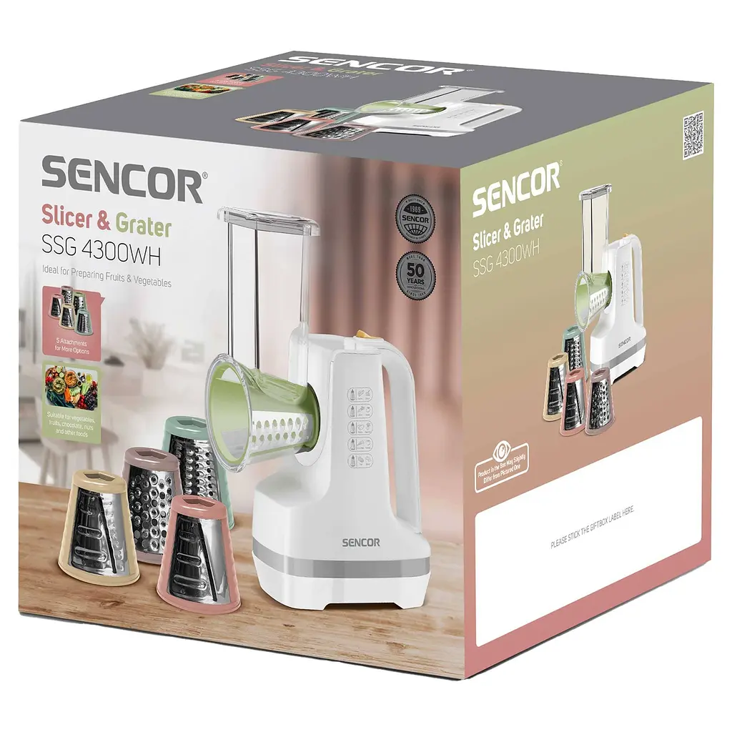 Мультирезка Sencor стационарная белая 150 Вт (SSG4300WH) - фото 9