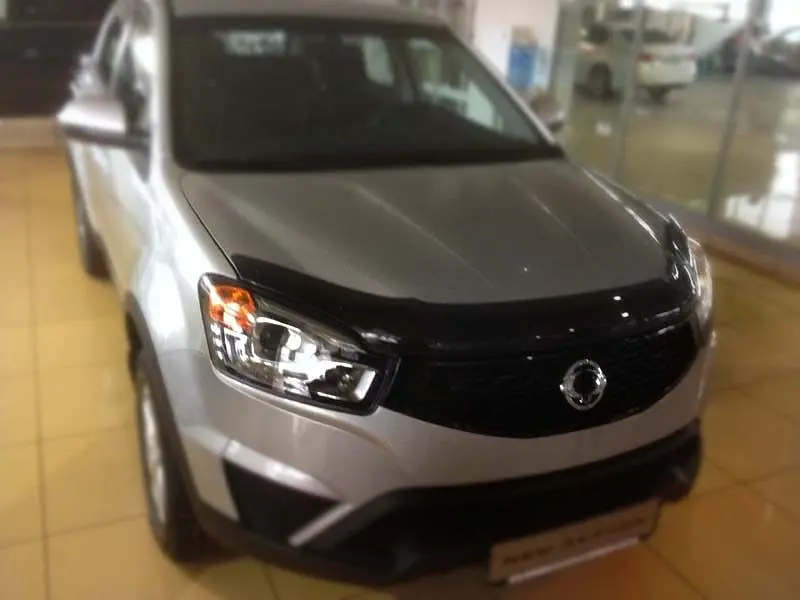Дефлектор капоту мухобійка для Ssang Yong Korando 2013- - фото 2