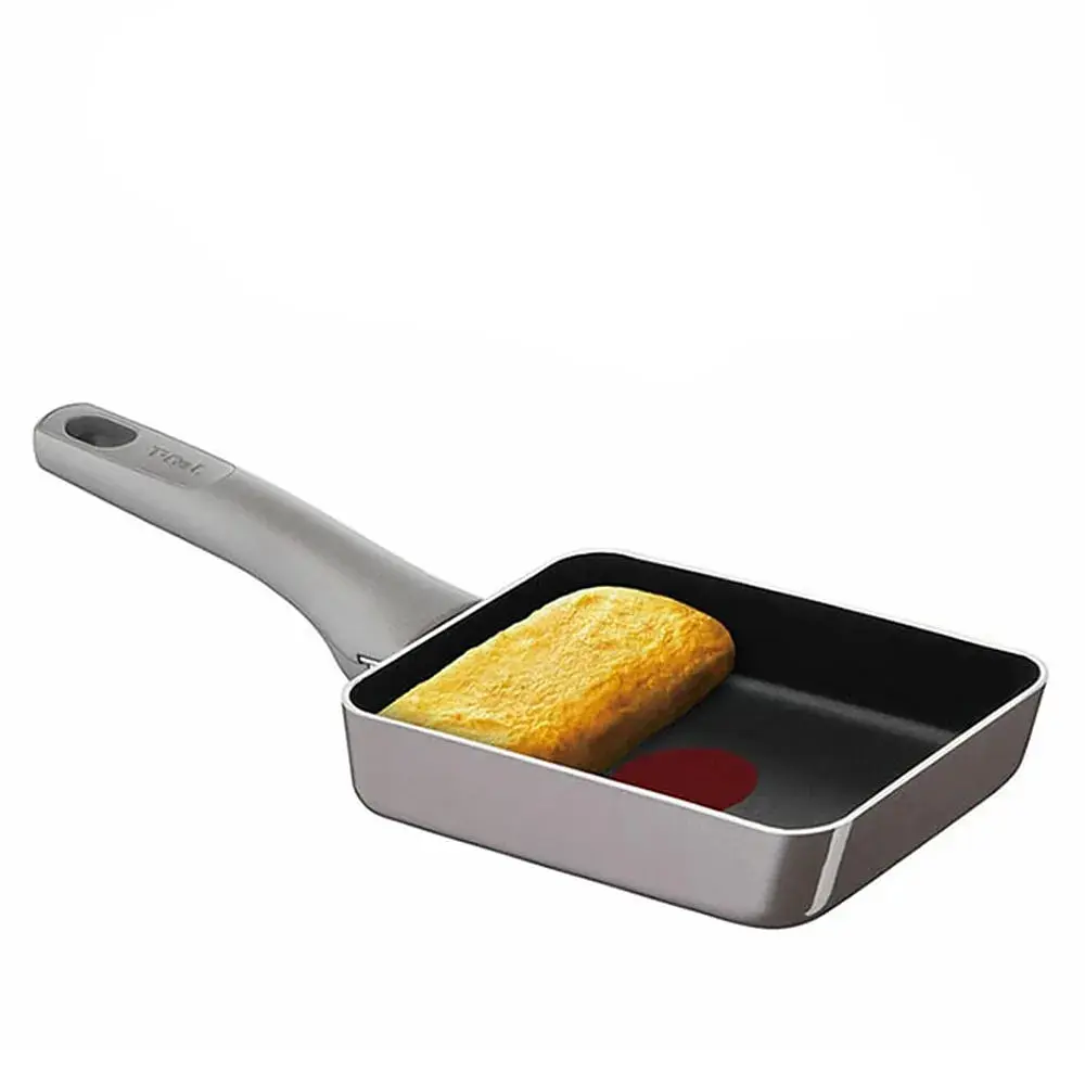 Тамагояки від Tefal з титановим антипригарним покриттям, для японського омлету 18x12 см. сіра