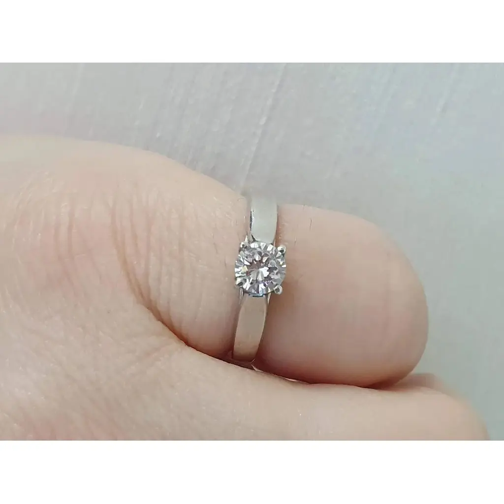 Серебряное кольцо Агни МАЗУРИКА с фианитом. 1103/1Р-CZ 15,5 - фото 2
