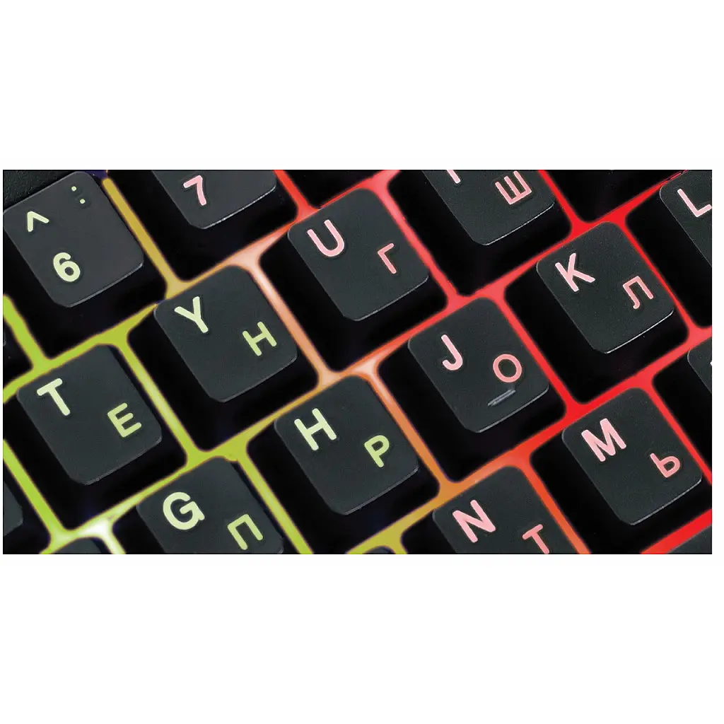 Клавіатура REAL-EL 7011 Comfort Backlit Black (EL123100043) - фото 8
