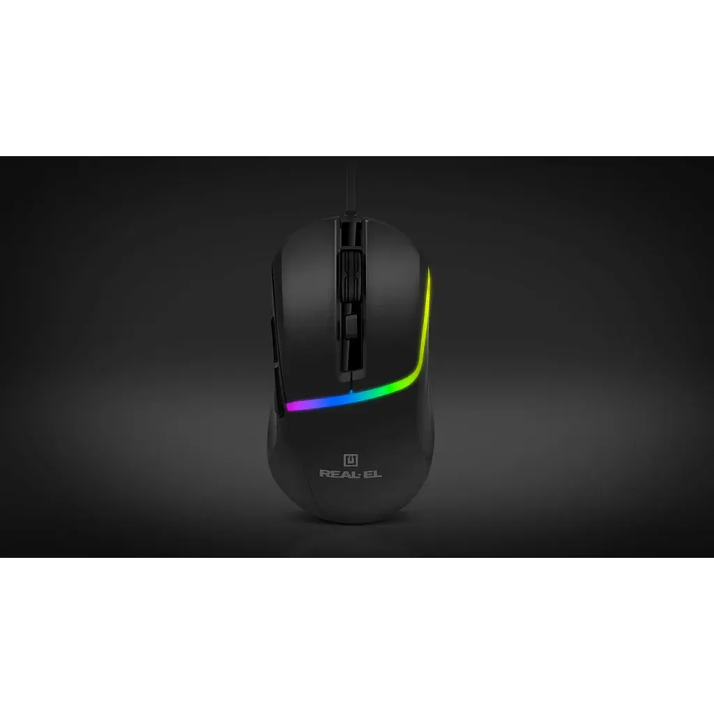 Мишка REAL-EL RM-530 USB Black (EL123200053) - фото 10