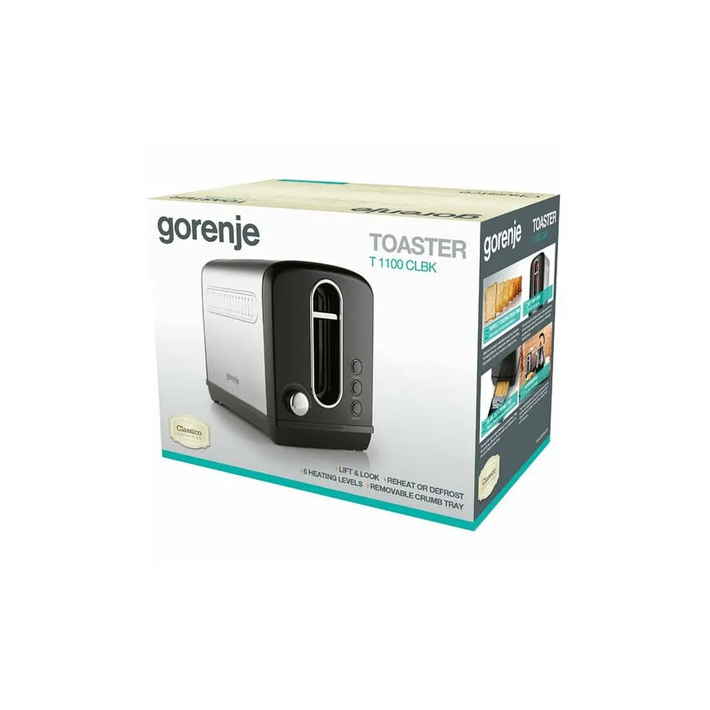 Тостер Gorenje T1100CLBK - фото 4
