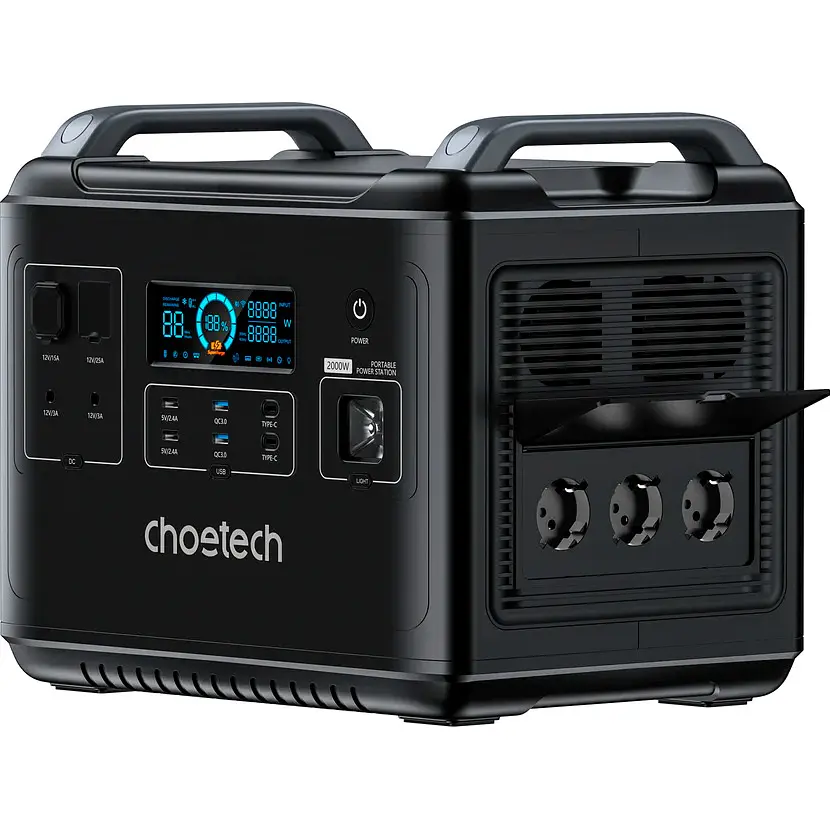 Зарядна станція Choetech BS006 2000W [100893] - фото 3