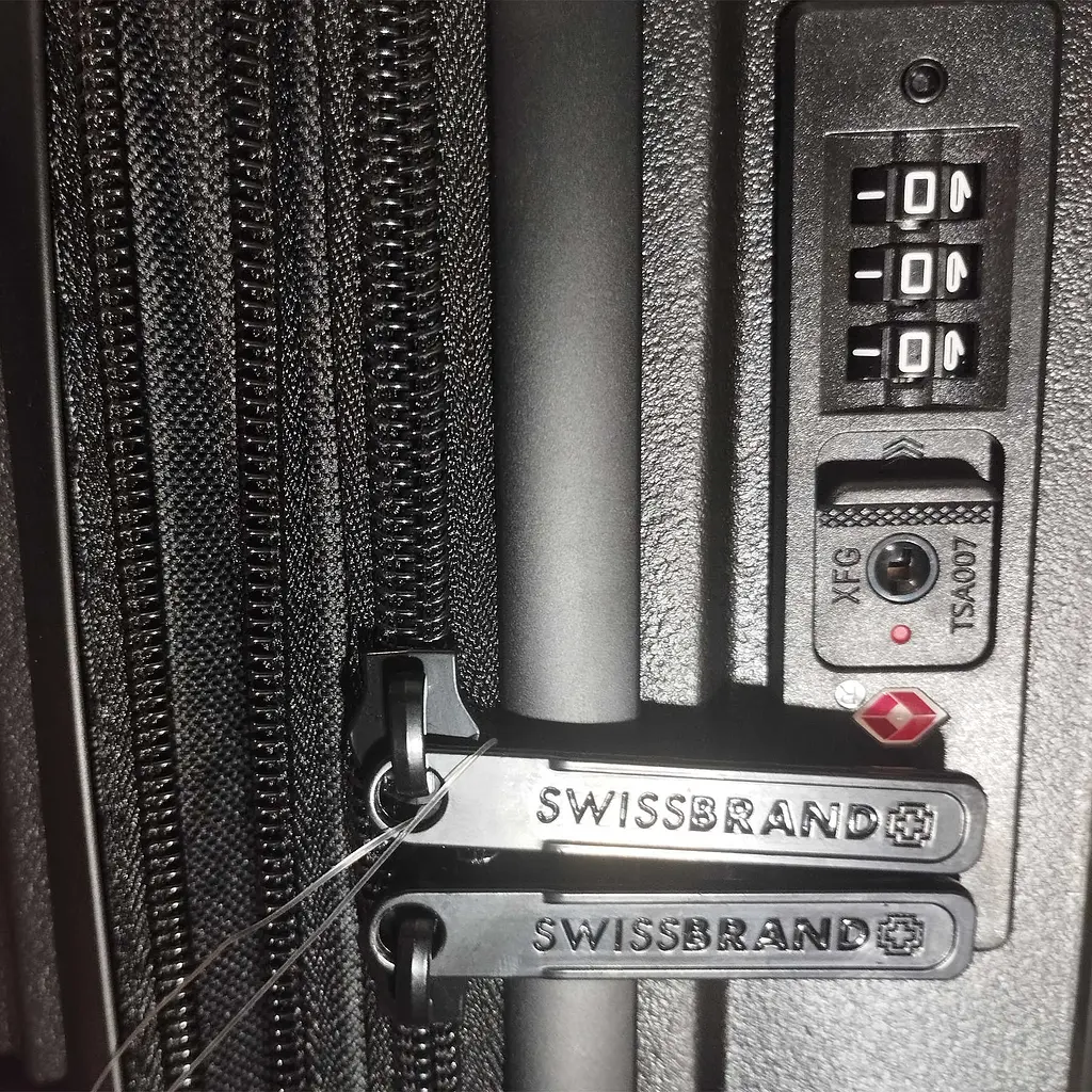 Валіза Swissbrand Eden (L) Black (SWB_LHEDE001L) - фото 6