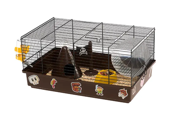 Клетка для хомяков Ferplast Criceti 9 Pirates черная 46х29.5х23 см 57009061