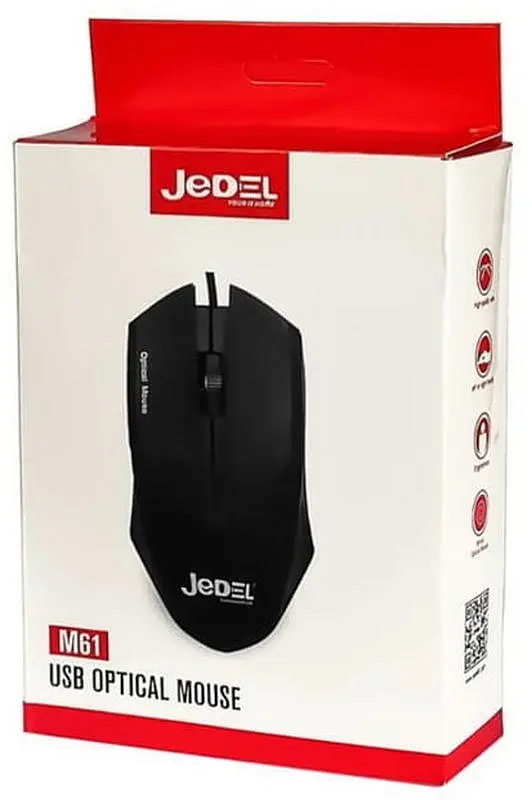 Ігрова миша Jedel M61 USB Black - фото 2