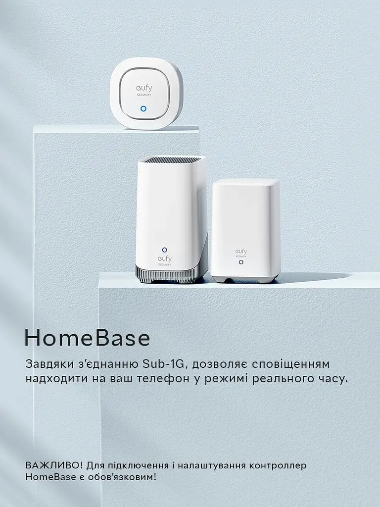 Бездротова сирена Eufy Security Siren гучність 105 дБ для приміщень та вулиці з захистом IP65 - White - фото 2