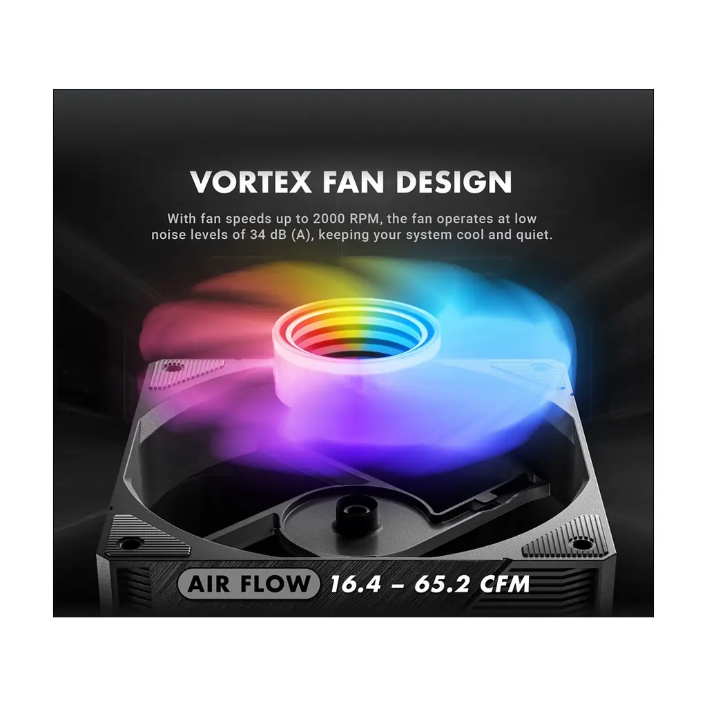 Система рідинного охолодження Azza HEX 360 (LCAZ-360H-ARGB) - фото 7