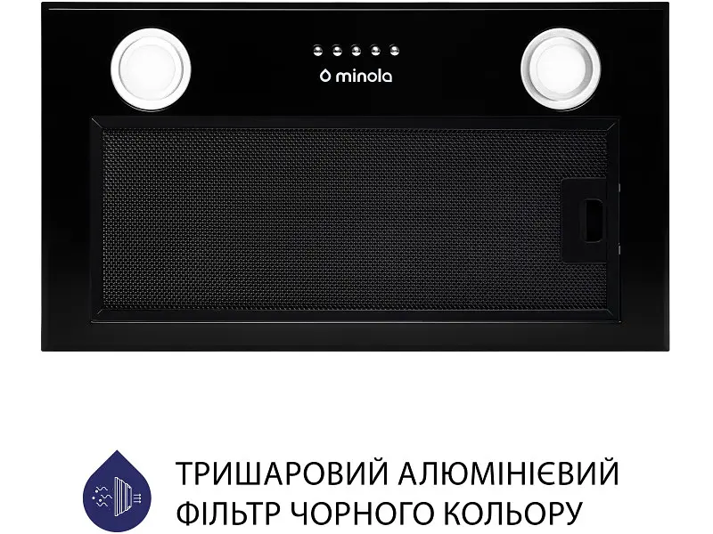 Витяжка Minola HBI 5622 BLF 1000 LED - фото 3