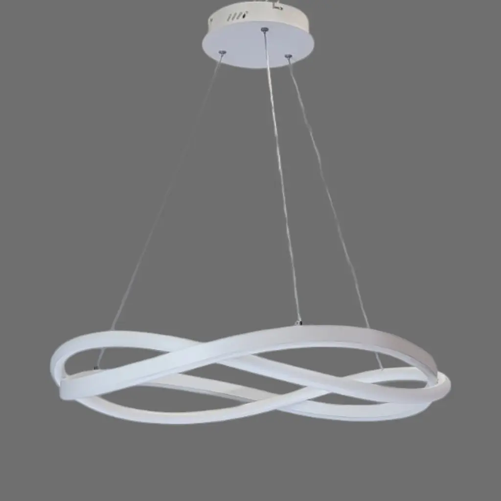 Стильна підвісна LED-люстра Art 2463/600 WH - фото 6