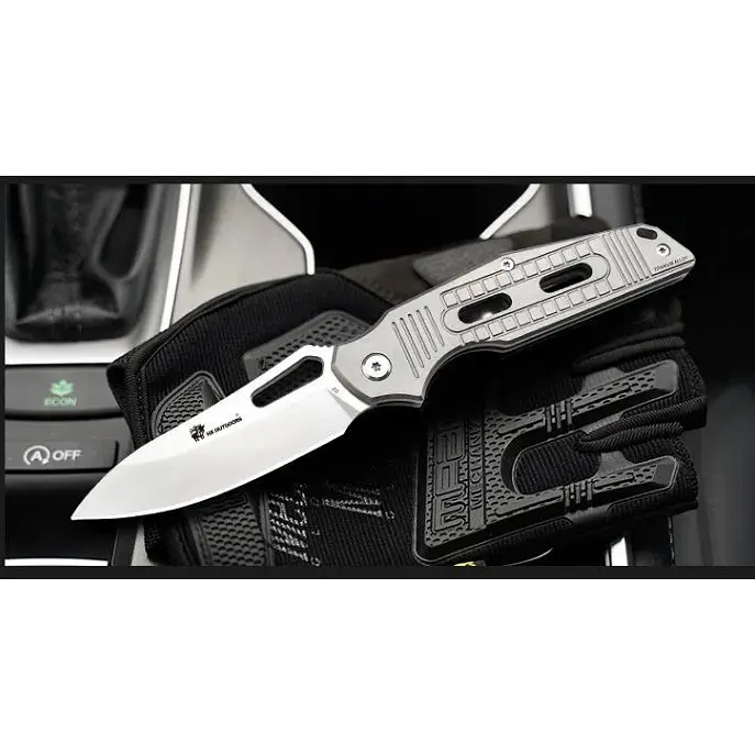 Нож туристический HX Outdoors Handolock X Folding Knife Titanium Version (TD-14T) - фото 7