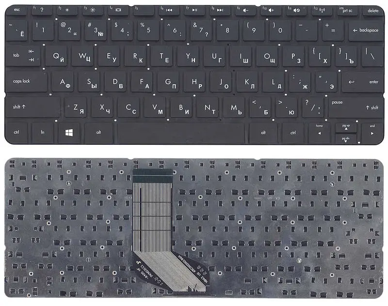 Клавіатура для ноутбука HP Envy (X2) Black, (No Frame) - фото 3
