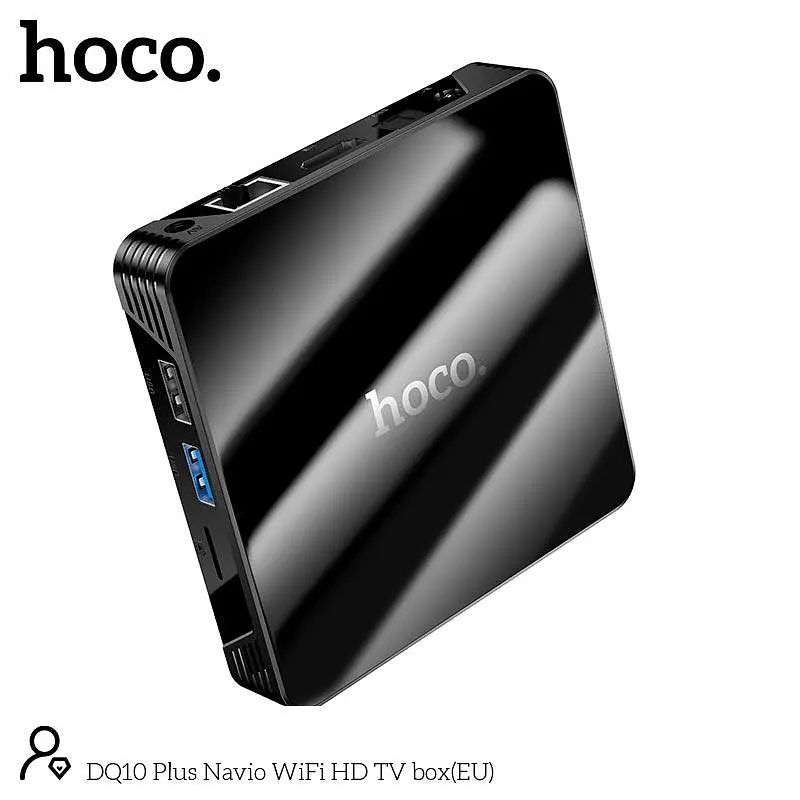 Приставка на Android - Hoco DQ10 Navio WiFi HD TV box DQ10 WiFi 2.4g + 5g 4K - 4 / 32 GB пам'яті - фото 5