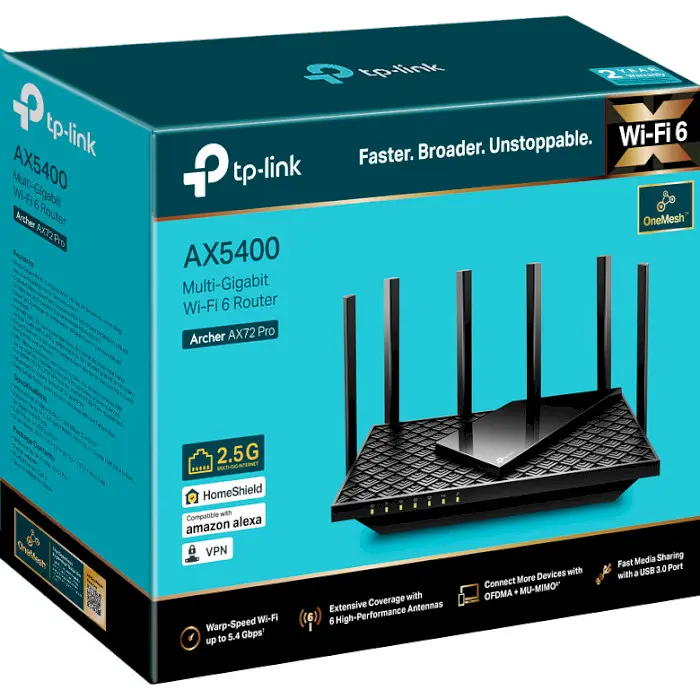 Маршрутизатор TP-Link Archer AX72 Pro - фото 5
