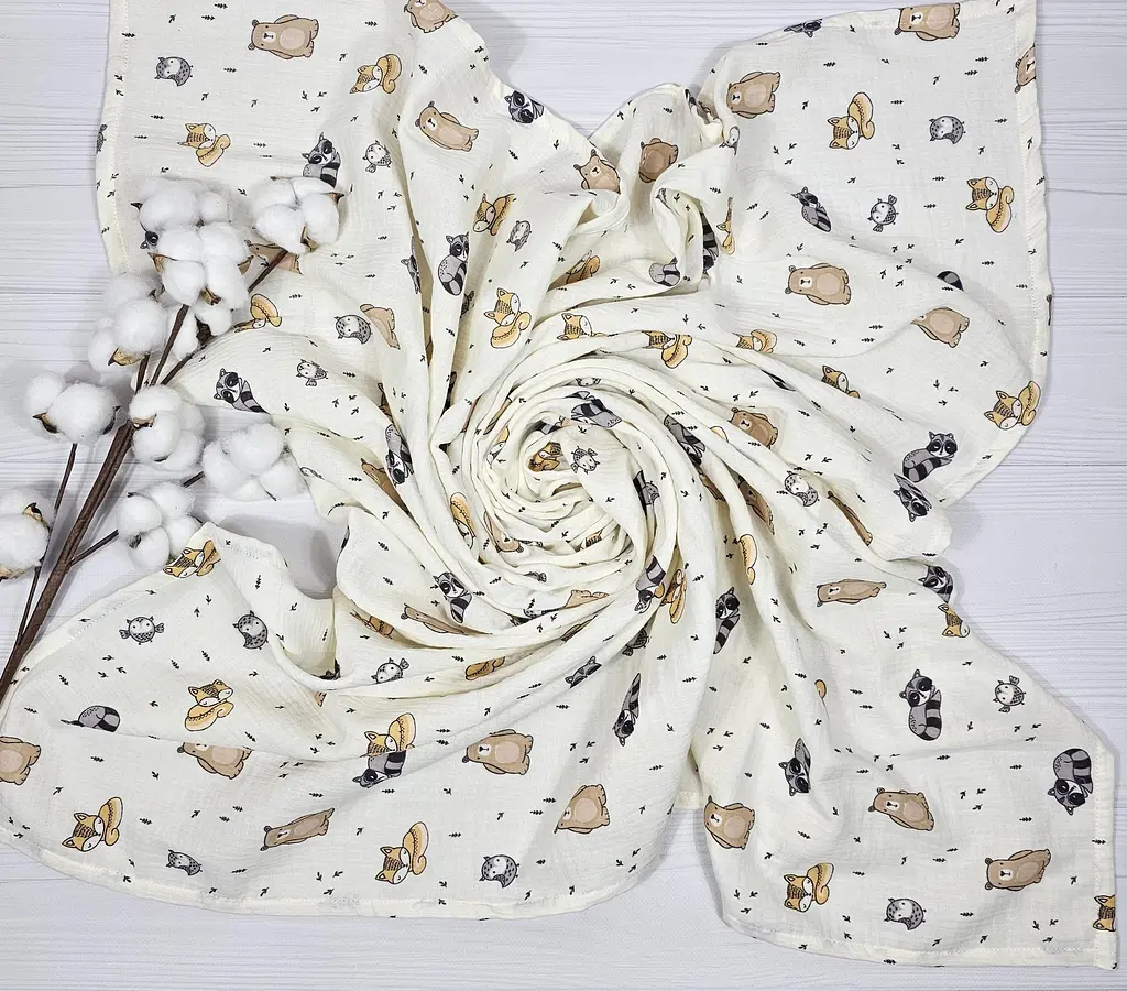 Букет з пелюшок для немовлят A.L.Babybox Панда індіанець 2 16 од. (BU 26527024) - фото 3