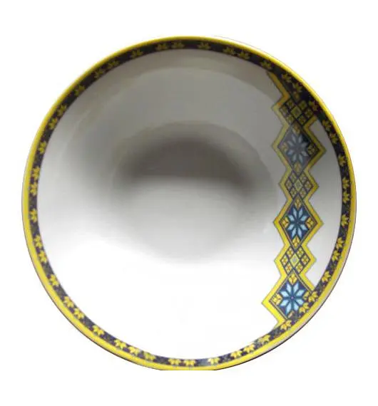 Набір 6 салатників "Вишиванка жовто-блакитний ромб" S&T Ø17,5 см kuh0007406