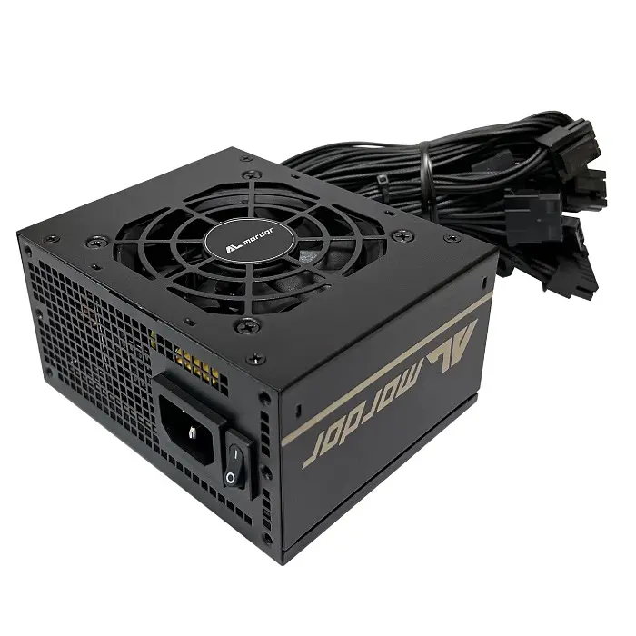 Блок живлення 550 Вт, ALmordor SFX, Black, 80+ Bronze, Active PFC, 80 мм, 2xMolex / 3xSATA / 2x6+2-pin / 1x4+4-pin / 1x20+4-pin, OVP/OCP/OPP/SCP (ALSFX550BK) - фото 4