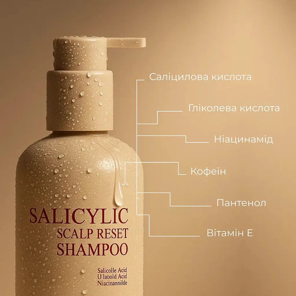 Салициловый шампунь для восстановления кожи головы Salicylic Scalp Reset Shampoo Hillary 400 мл - фото 6