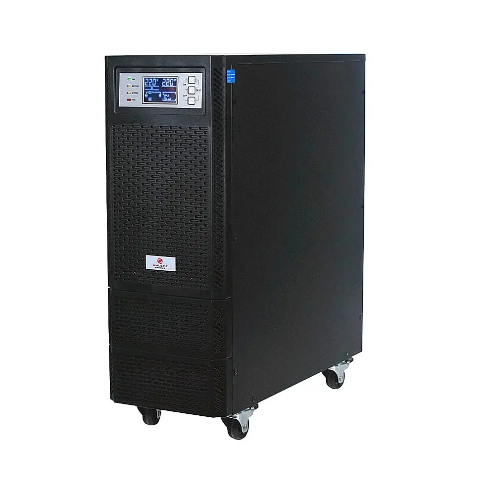 Джерело безперебійного живлення KRF-T6000VA/5400W(LCD) Pro Online UPS Kraft (42-00021) - фото 2