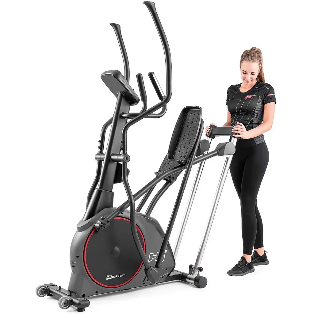 Орбітрек Hop-Sport HS-095CF Prizm електромагнітний сірий - фото 13