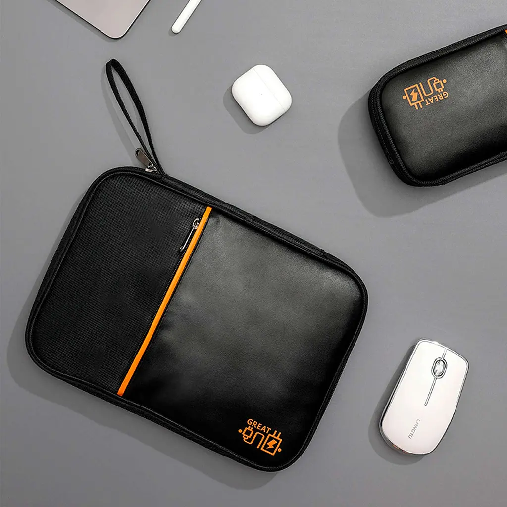 Органайзер для дротів і планшета LoveYouHome до 11'' 28х20х3 см бордовий (59027) - фото 7