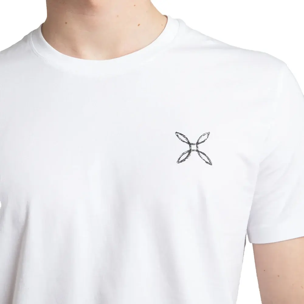 Футболка Montura Pencil Logo T-Shirt 2XL White - фото 3