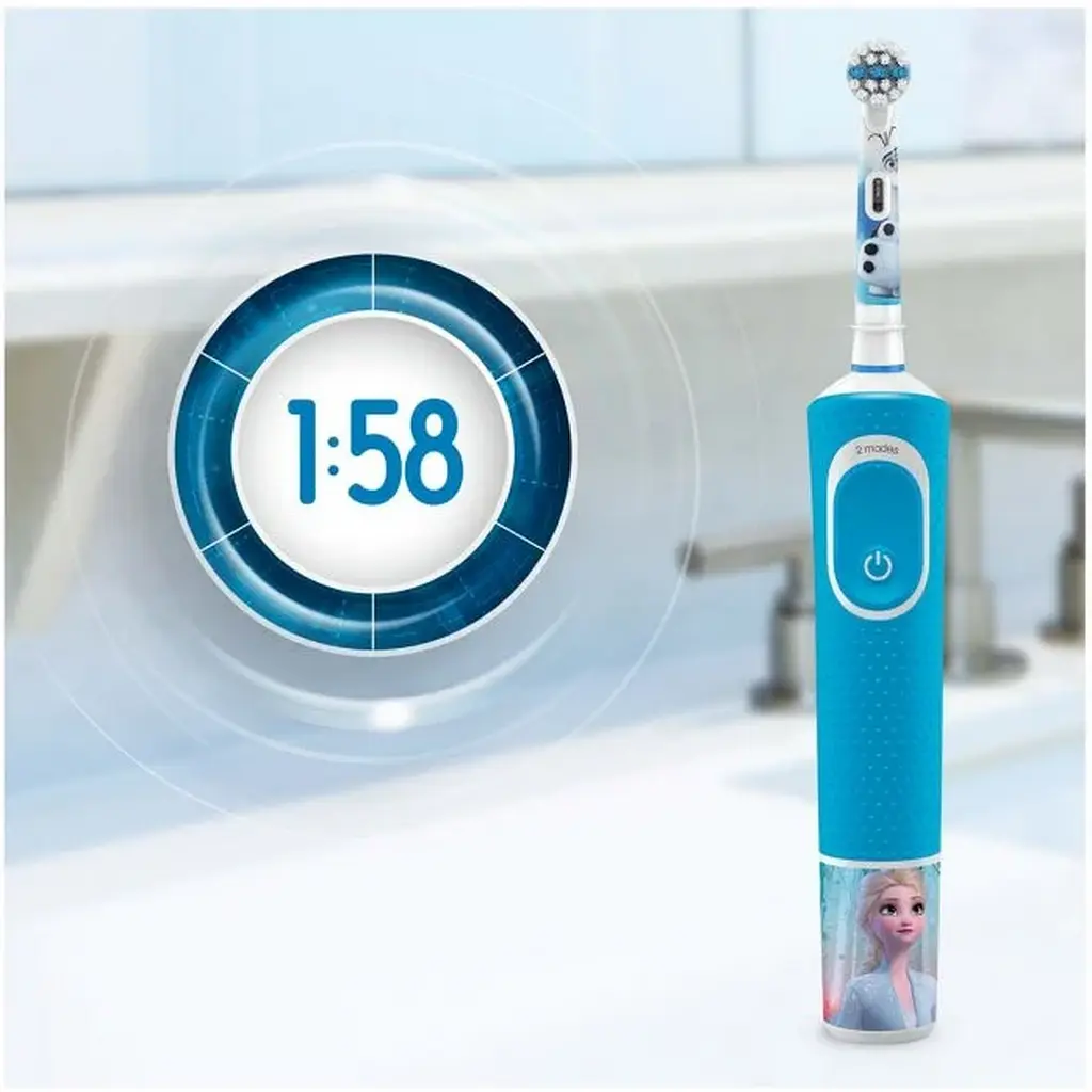 Електрична зубна щітка Oral-B Kids Холодне Серце - фото 4