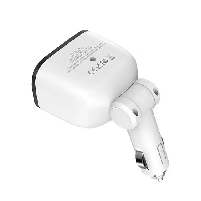 Автомобільна зарядка від прикурювача біла HOCO Z28 Power Ocean 2 USB 3.1A - фото 7