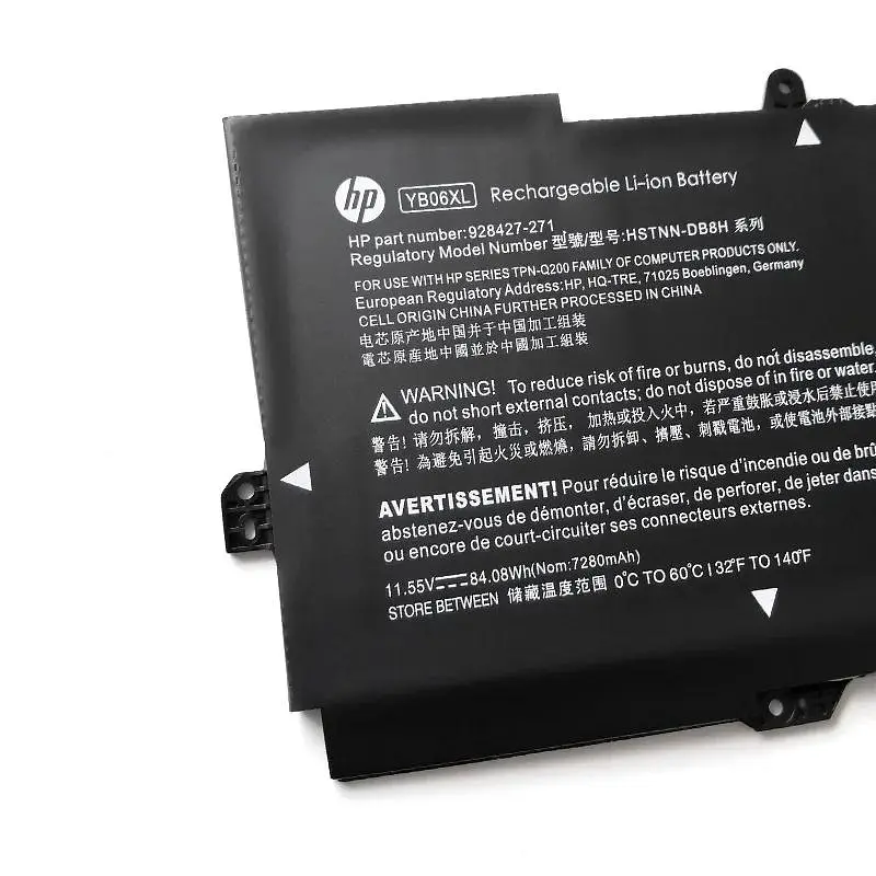 Акумулятор для ноутбука HP Spectre X360 15-CH, 15-CH000 (YB06XL 11.55V 84.08Wh 7280 mAh) - фото 3