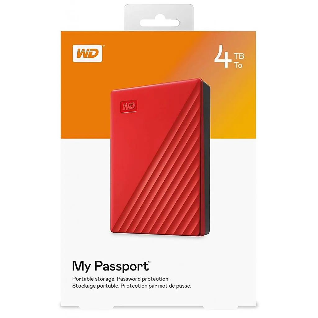 Зовнішній жорсткий диск 2.5" 4TB My Passport Portable WD (WDBPKJ0040BRD-WESN) - фото 6