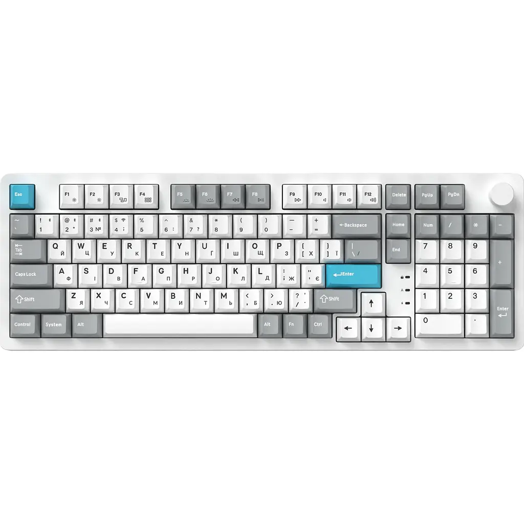 Клавіатура GamePro Asgard Drakkar MK305WH White [152958] - фото 2