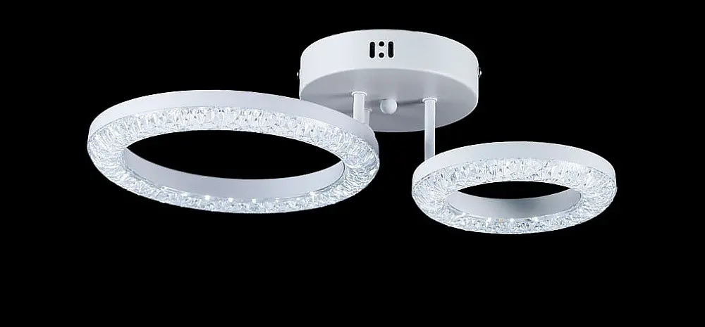 Люстра стельова LED Splendid Ray L2723/1+1, 42W, білий, з пультом, димер, сучасний стиль - фото 2