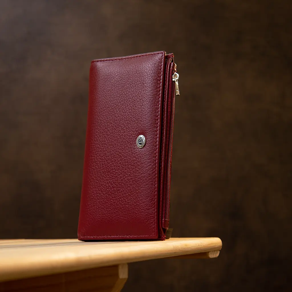Кожаный женский кошелек ST Leather 19х9.5х1.5 см acs0018192 - фото 6