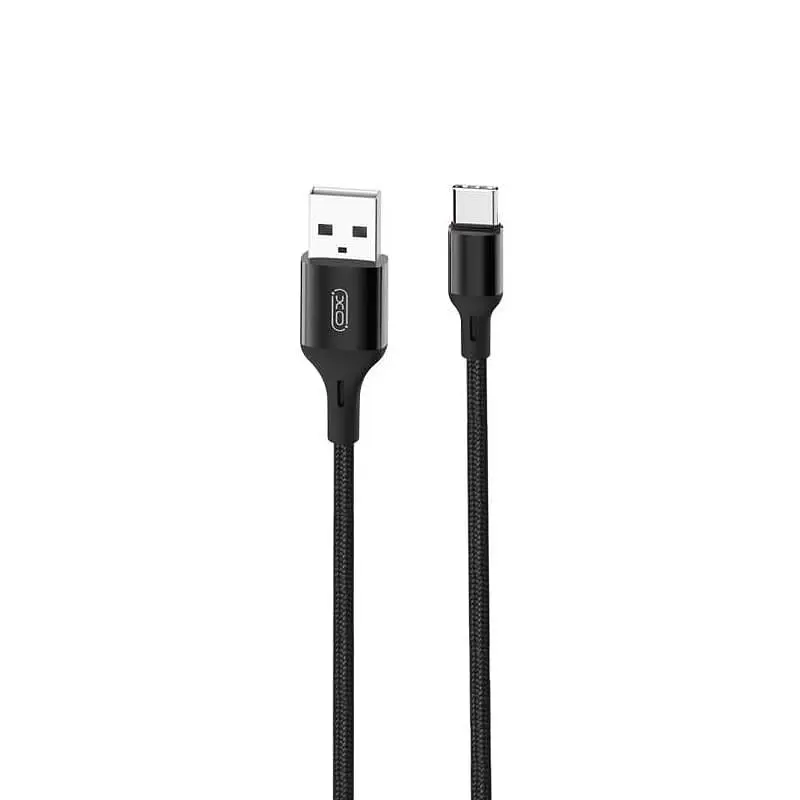 Кабель XO NB143 USB - USB Type-C, (M/M), 2.4A 2 м Black (6920680870844) - фото 2