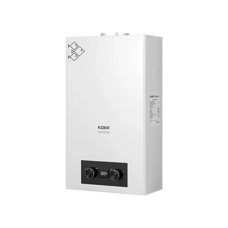 Газова колонка Koer Kwh.G0110 димохідна 10 л/хв, white KR5553 - фото 2