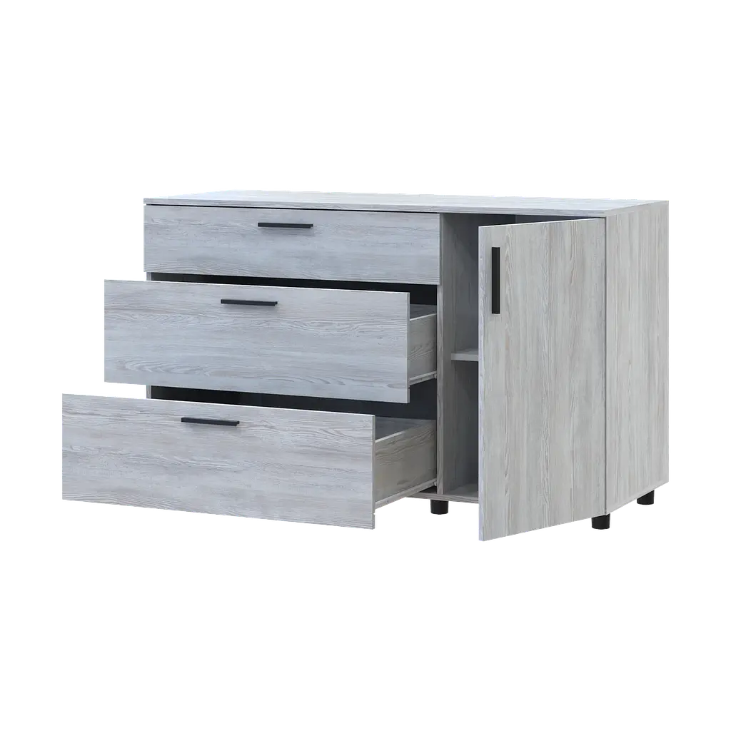 Комод Doros Торн Сосна Натті 3Ш/1Д 135х51.6х80 (41510179) - фото 2