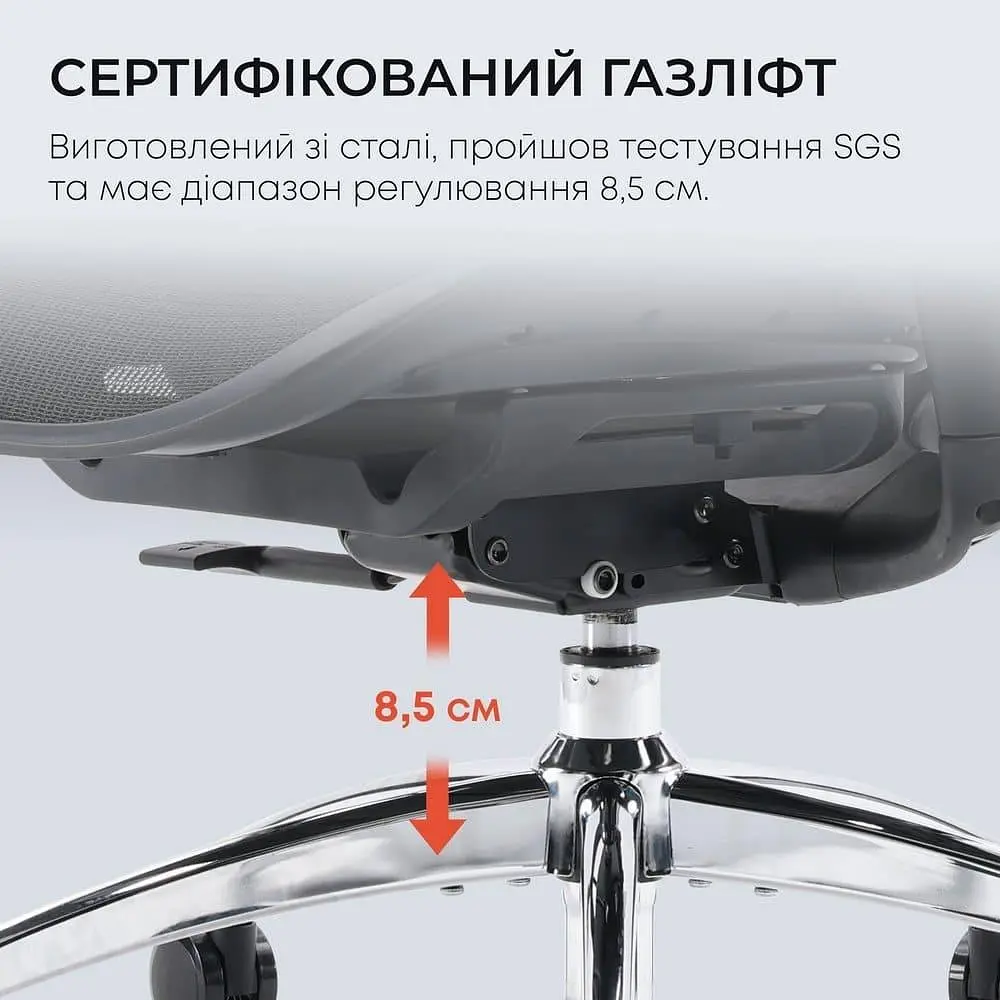 Ігрове крісло Sihoo DORO C300L Mesh Black (DORO-C300L-A3-101) - фото 12