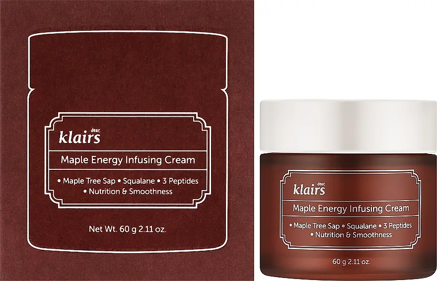 Живильний крем із кленовим соком Dear Klairs Maple Energy Infusing Cream 60 г - фото 2