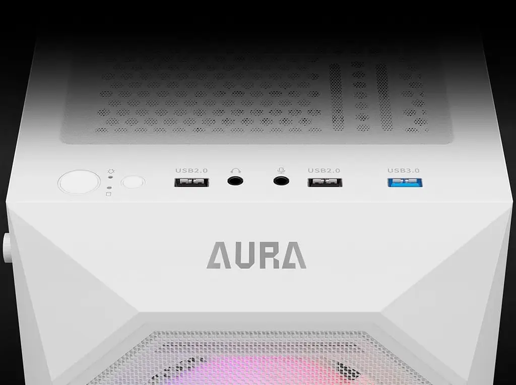 Корпус GAMDIAS AURA GC1 ELITE WH ARGB White (4711514500608) - фото 11