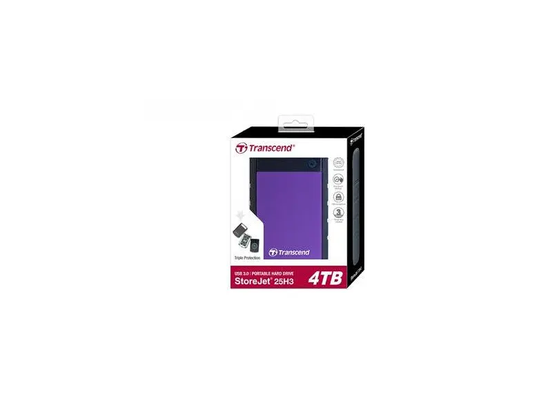 Зовнішній жорсткий диск Transcend StoreJet 25H3P (TS4TSJ25H3P) - фото 5