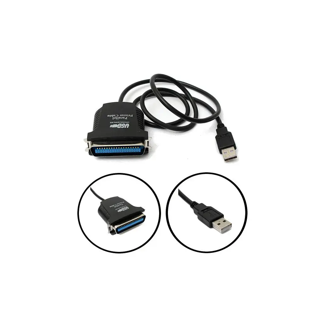 Кабель для передачі даних Dynamode USB to LPT 1.8m (USB2.0-to-Parallel) - фото 3