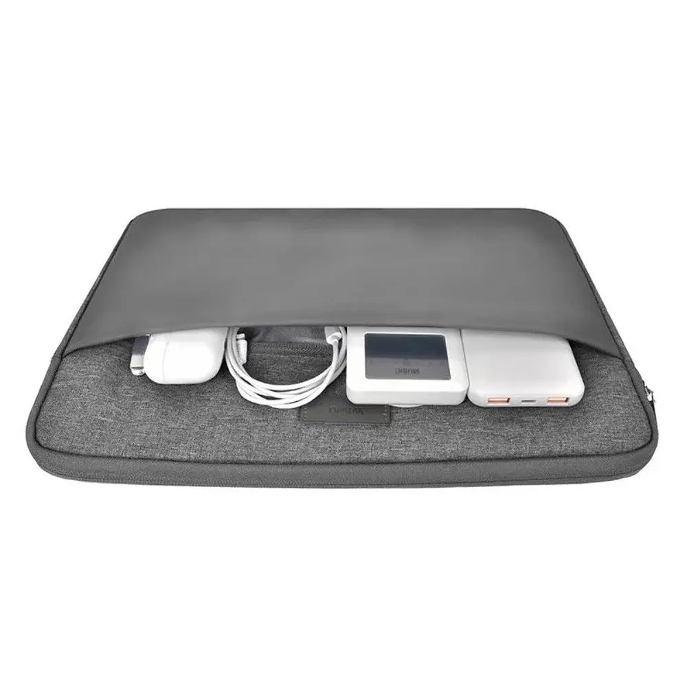 Сумка для ноутбука Wiwu Minimalist Laptop Sleeve 14'' Grey - фото 5