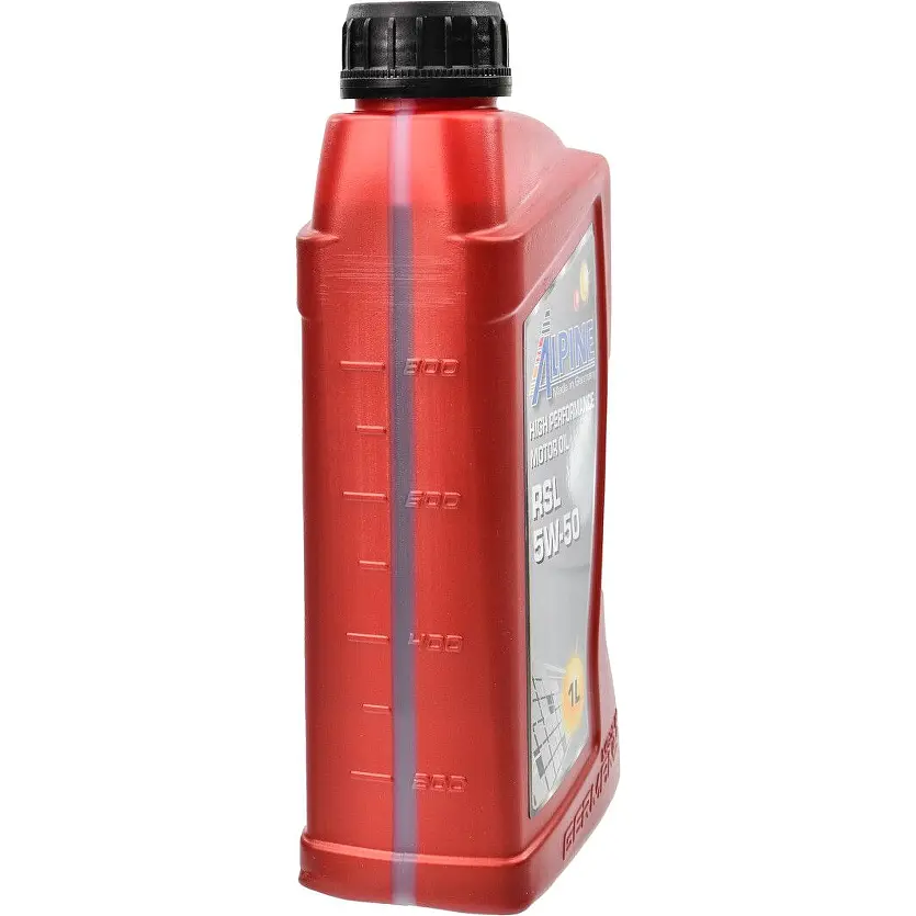 Олива моторна синтетична Alpine RSL 5W-50 API SN/CF A3/B4 MB 229.3 BMW LL-01 VW 502 00/ 505 00 Porsche A40 1 л (23456) - фото 3