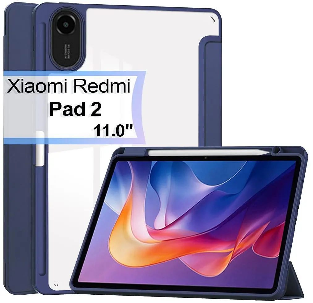 Чохол до планшета BeCover Soft Edge TPU Xiaomi Redmi Pad 2 11.0" Deep Blue (713657)