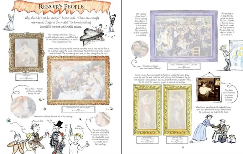 Impressionists Sticker Book - Sarah Courtauld, Kate Davies, англ. мова (9781474953108) - фото 4
