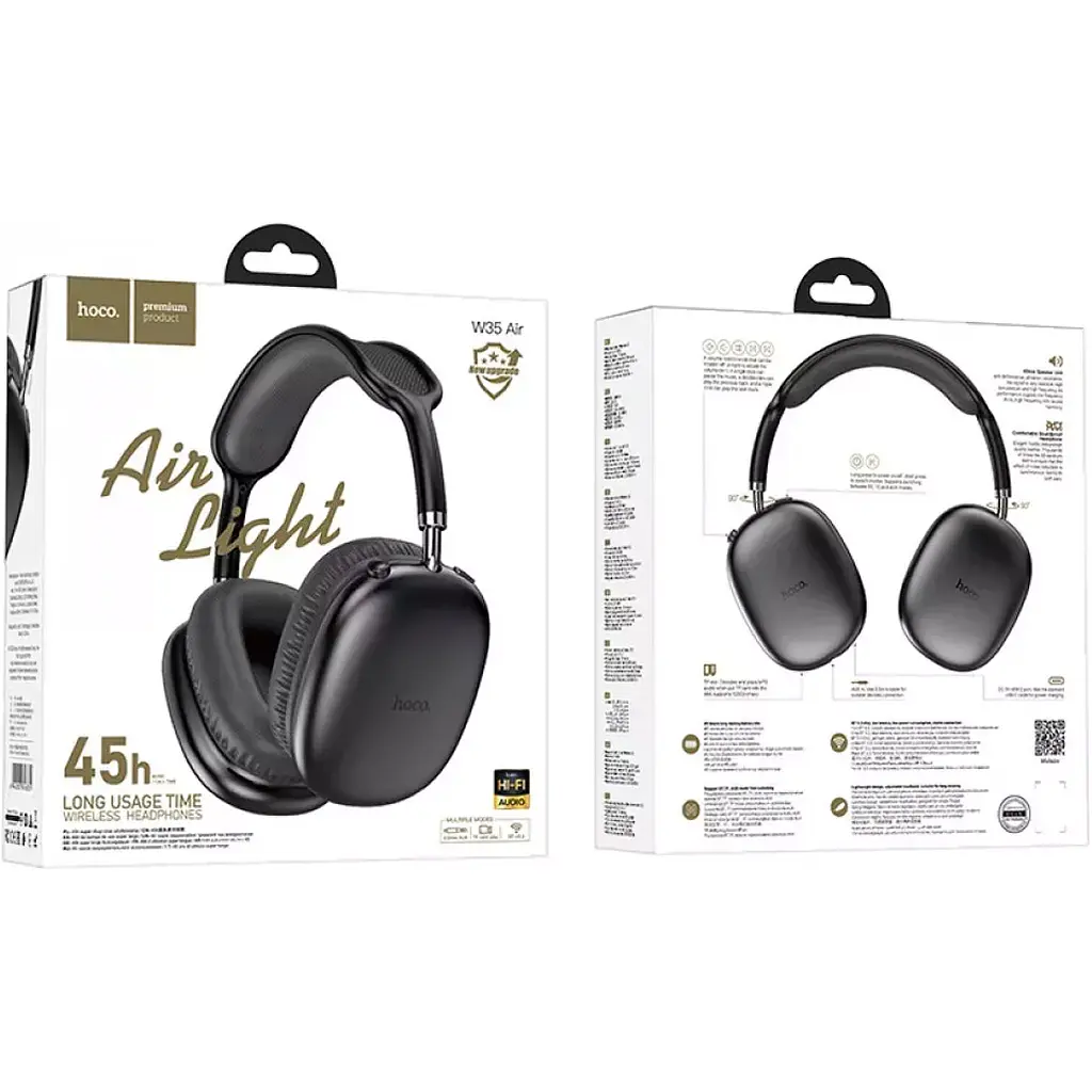 Наушники Hoco W35 Air Triumph Black [103186] - фото 4