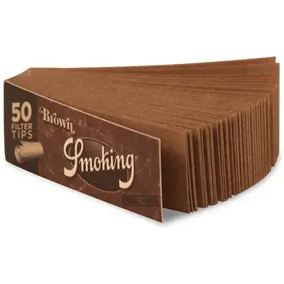 Фільтри для самокруток Smoking Tips Brown - фото 2