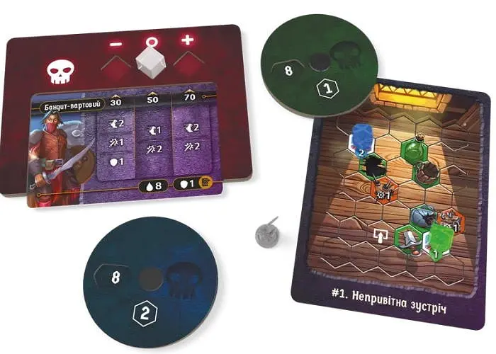 Настольная игра Lords of Boards Темная гавань. Пуговицы и насекомые (Gloomhaven: Buttons & Bugs) (укр.) (LOB2501UA) - фото 6